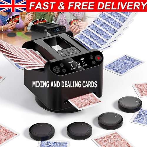 Automatic card shuffler - 2-in-1,