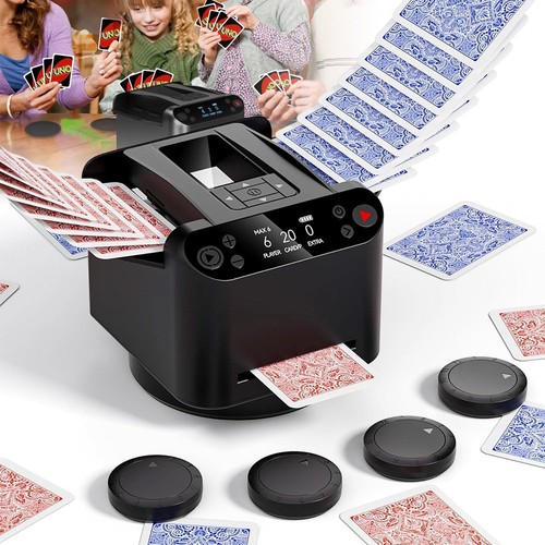 Automatic card shuffler - automatic,