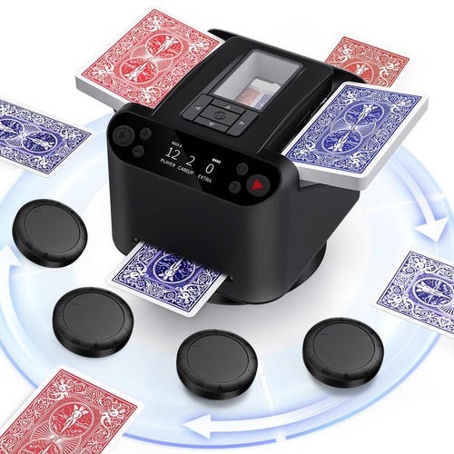 Automatic card shuffler - automatic,