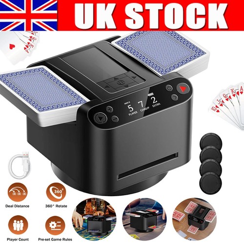 Automatic card shuffler - automatic,