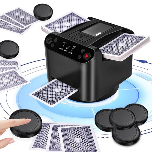 Automatic card shuffler - 2-in-1,