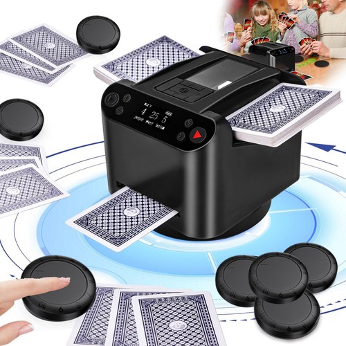 Automatic card shuffler - automatic,