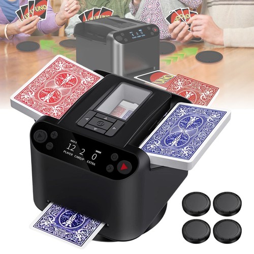 Automatic card shuffler - 2-in-1,