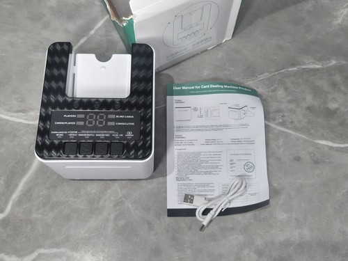 Automatic card dealer with - card,