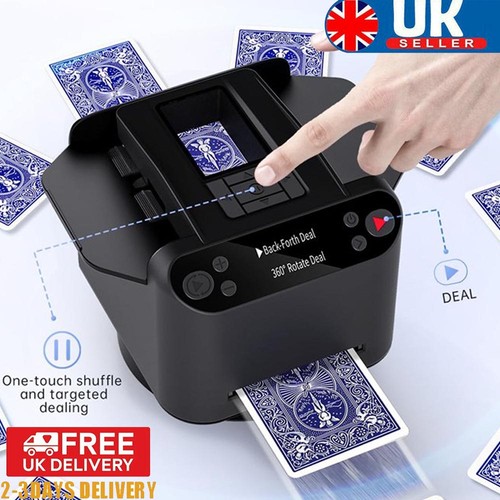 Automatic card shuffler - 2-in-1,